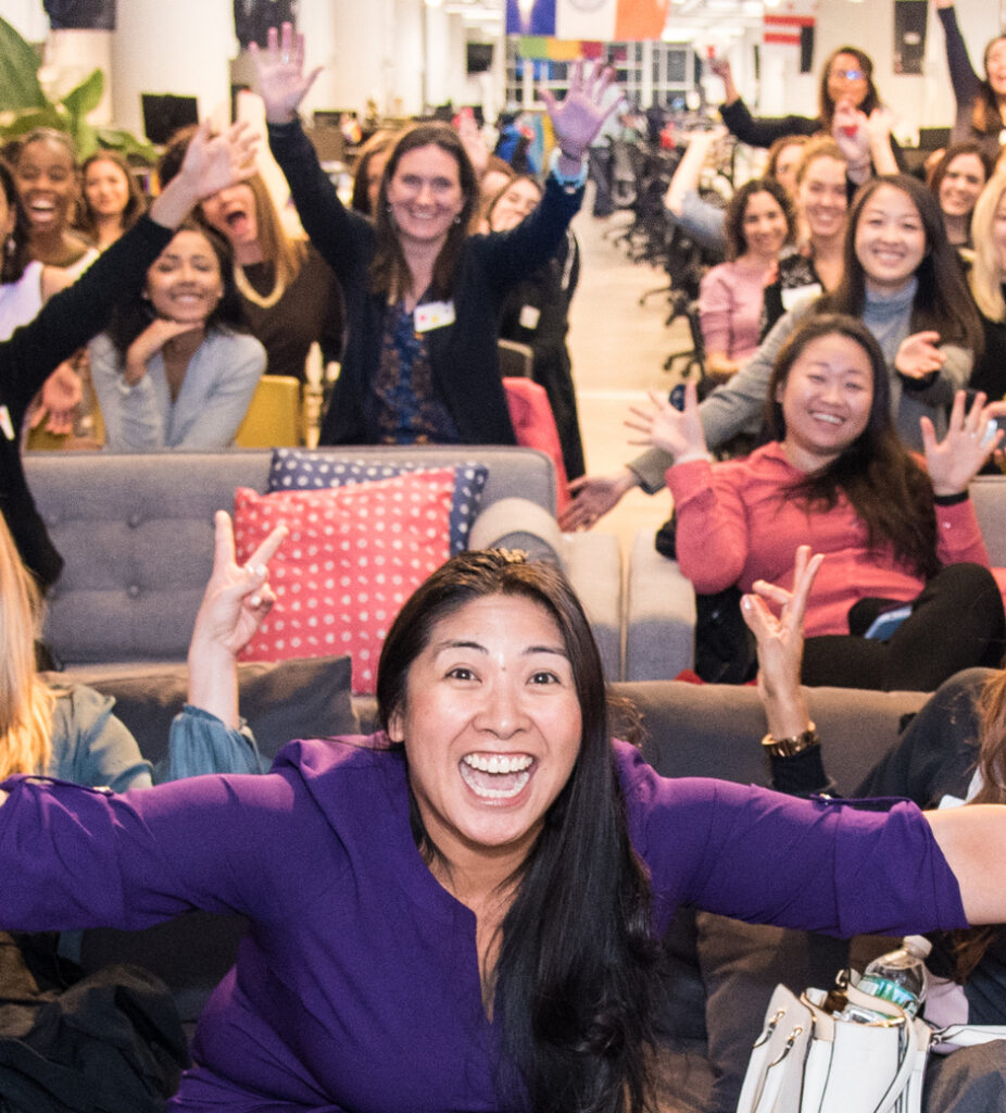 The Inclusion Geeks community celebrating together at an event