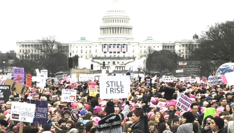 Going high when they go low – an account of the Women’s March in DC