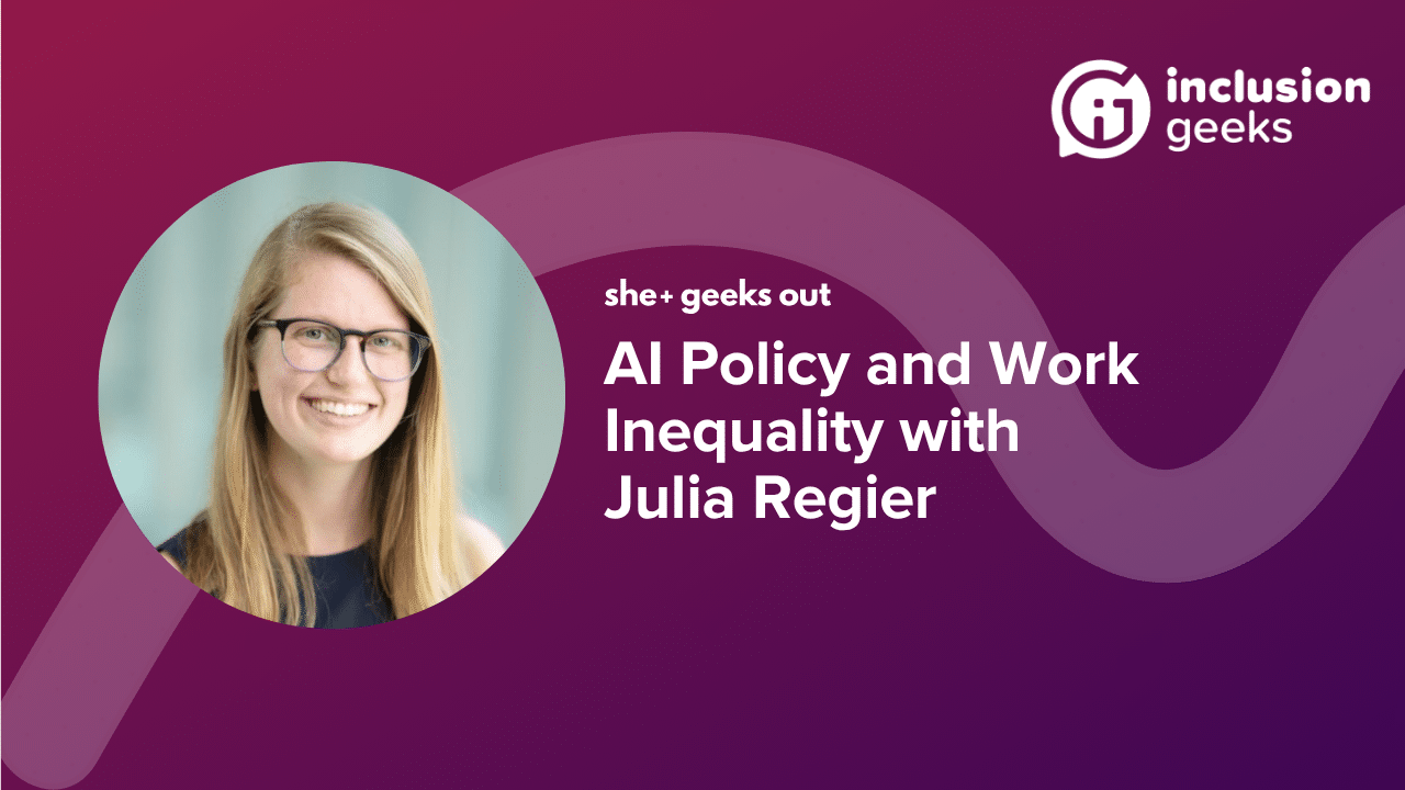 AI Policy and Work Inequality with Julia Regier